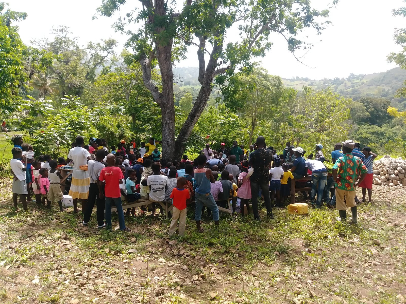 Mobilisation communautaire de l’ICCI dans l’Artibonite.